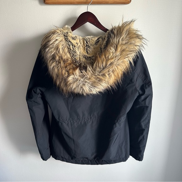 topshop faux fur hooded parka - Picture 3 of 8